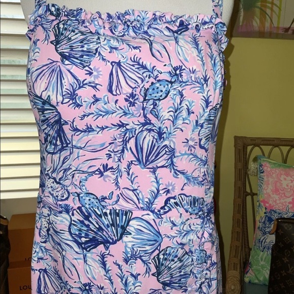 Lilly Pulitzer NWT Zenon Romper Lilac A Little Jelly Size 1️⃣6️⃣ - Picture 4 of 10